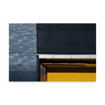 Trademark Fine Art Linda Wride 'Yellow Shutter' Canvas Art, 30x47 1X06166-C3047GG